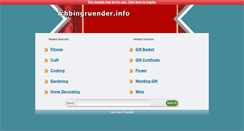 Desktop Screenshot of ichbingruender.info